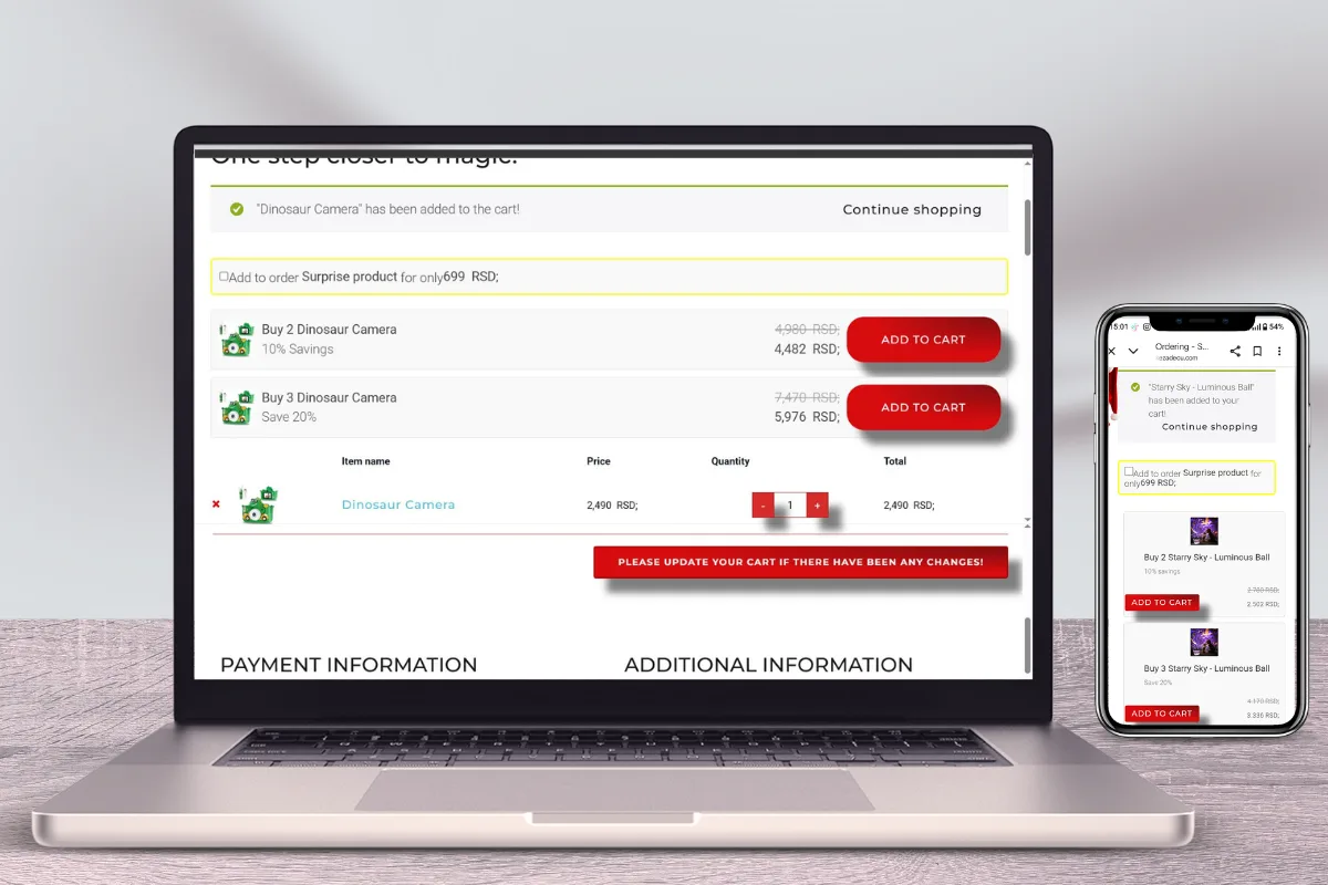 Smart cart interface